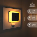 Auto On/Off Mini LED Night Light – Smart & Convenient Bedroom Lighting