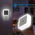 Auto On/Off Mini LED Night Light – Smart & Convenient Bedroom Lighting