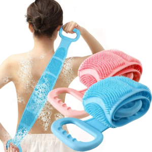 Silicone Body Scrubber – Soft Exfoliating & Deep Cleaning Bath Brush