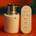 Smart E27 Wireless Lamp Holder – Remote Control & Timer Function
